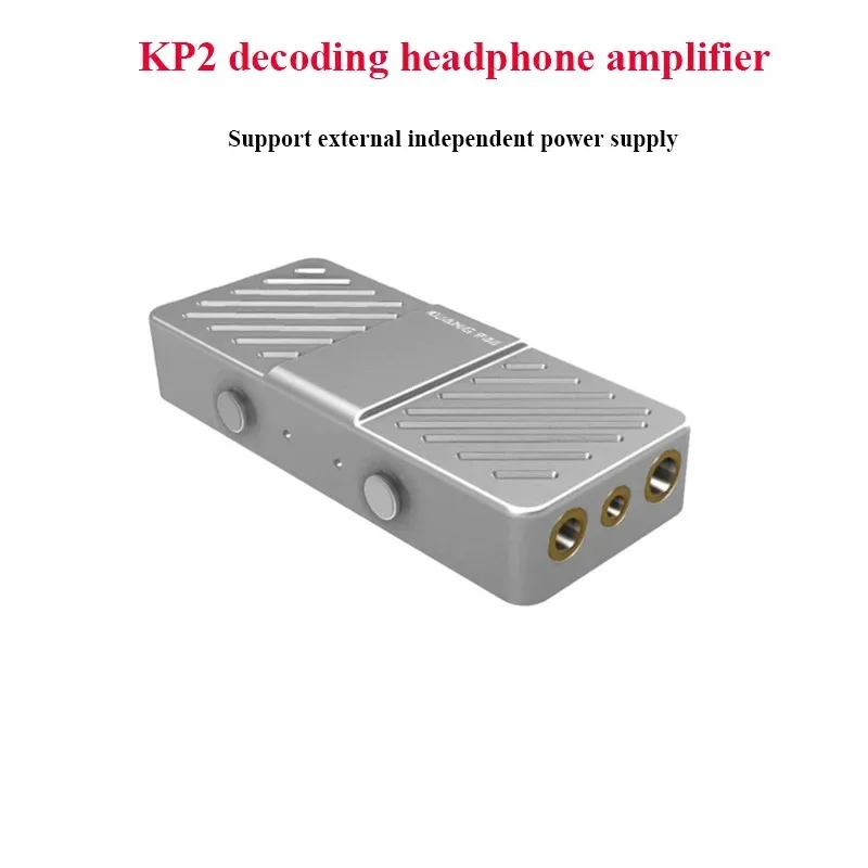 KP2 HIFI Headphone Amp-decoder with Dual CS43198 DACs Supports DSD256 32BIT 384KHz Lossless Decoding, Outputs 490Mw High - Power