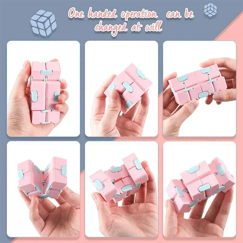 Cube magique durable et exquis pour adultes et enfants, jouet de décompression, jouet de bureau anti-stress et anlande