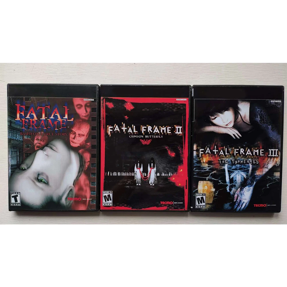 

PS2 Fatal Frame Series With Manual Copy Disc Game Unlock Console Station 2 Retro Optical Driver Retro Video Game Machine Parts