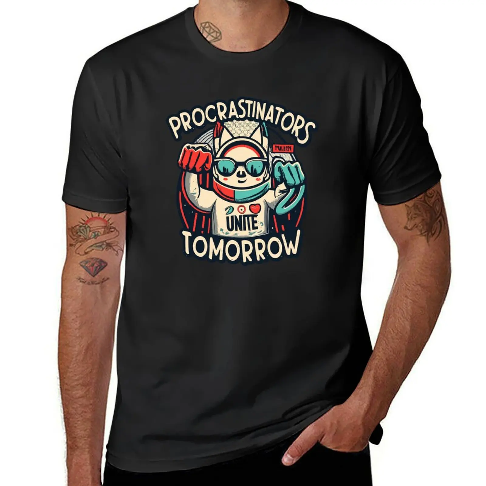 

Procrastinators Unite Tomorrow T-Shirt customs plus sizes vintage Short sleeve tee t shirts men