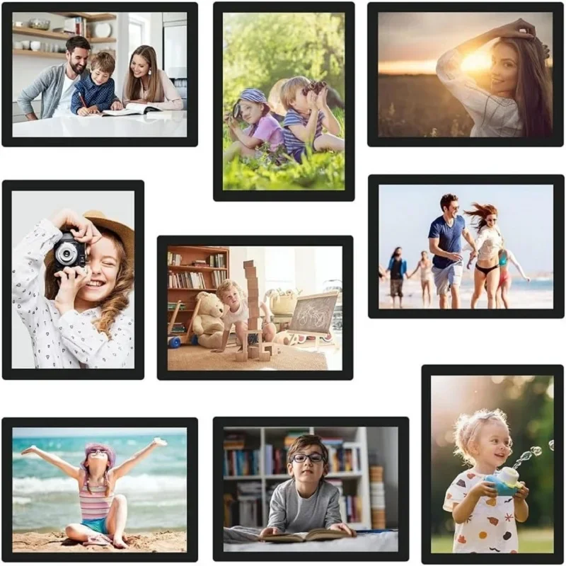 Magnetic Bright Picture Frame Wall Photos Display Sticker A4/A3/A5/A6 Album Photographs Shown Digital Poster Frames Company Home