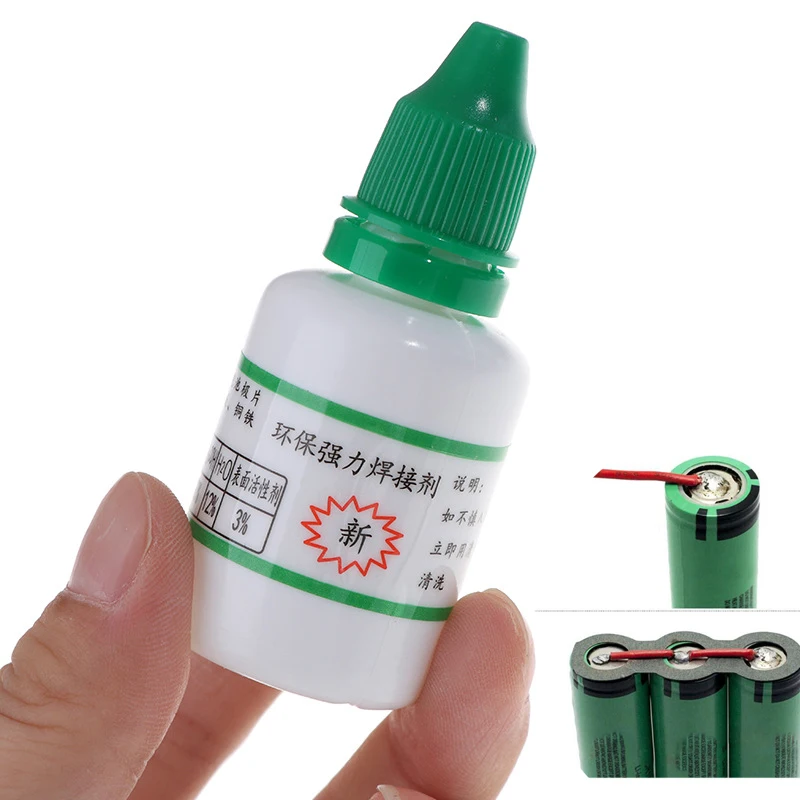 20 ml/Flasche Edelstahl Flussmittel Löten Nickel Kupfer Flüssigkeit Lot Stark klebender Schweißkleber Multifunktionales Metalllot
