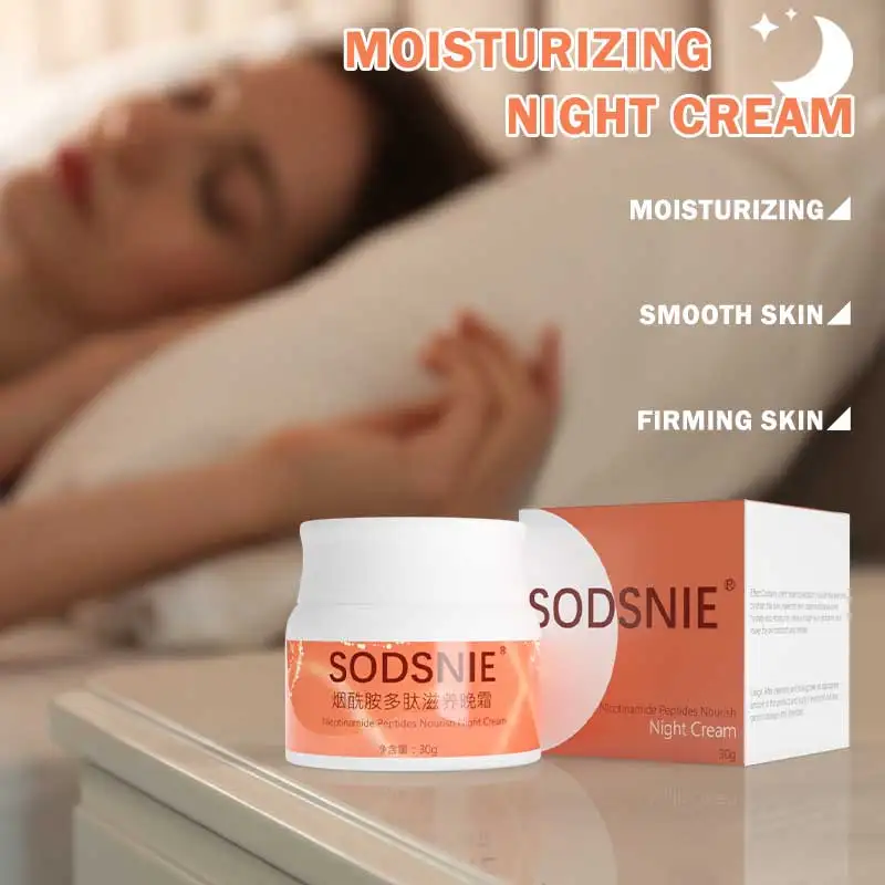 Multi-Effect Hydrating Night Cream Non Greasy Boost Natural Glow Enhance Skin Suppleness Suitable For Sensitive Skin Nightly Use