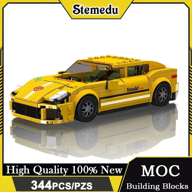 

MOULD KING 27067 Mini Luxury Car Building Set 344pcs MOC Bricks DIY Desktop Model for Kids Adults Collector's Gift