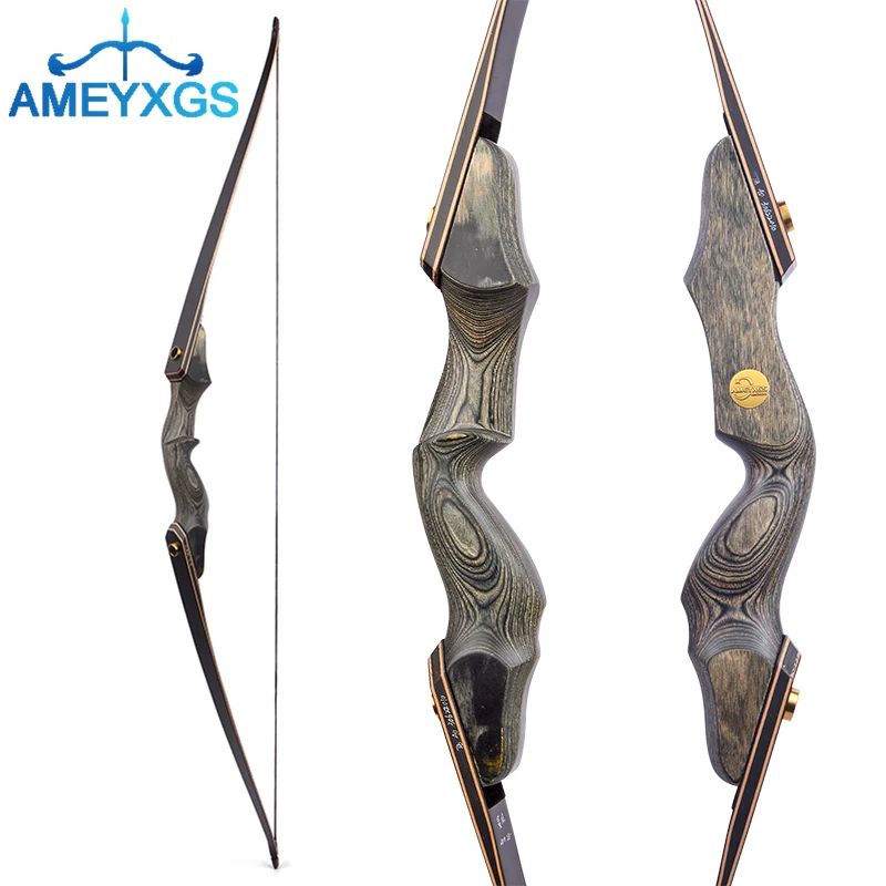 

Archery Recurve Bow 60inch 25-50lbs Takedown Bow Lamination Bow Limbs Right Hand Outdoor Sports Hunting Shooting Accessories