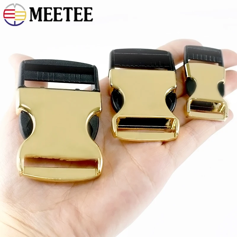 2/5Pcs Metal Backpack Buckles for Strap Side Release Closure Buckle Belt Safety Clasp Dog Collar Hook DIY Hardware Accessories