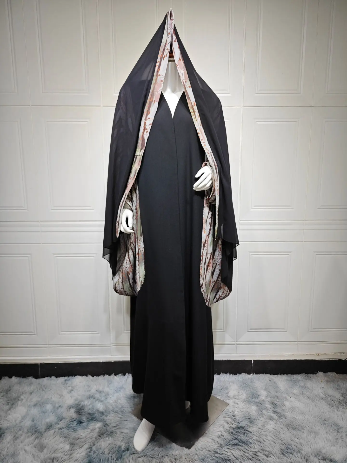 فستان حجاب نسائي مسلم دبي عباية تركيا قفطان عيد كيبيا قفطان مغربي فام رداء عربي إسلام جلابية رمضان فستان حفلة