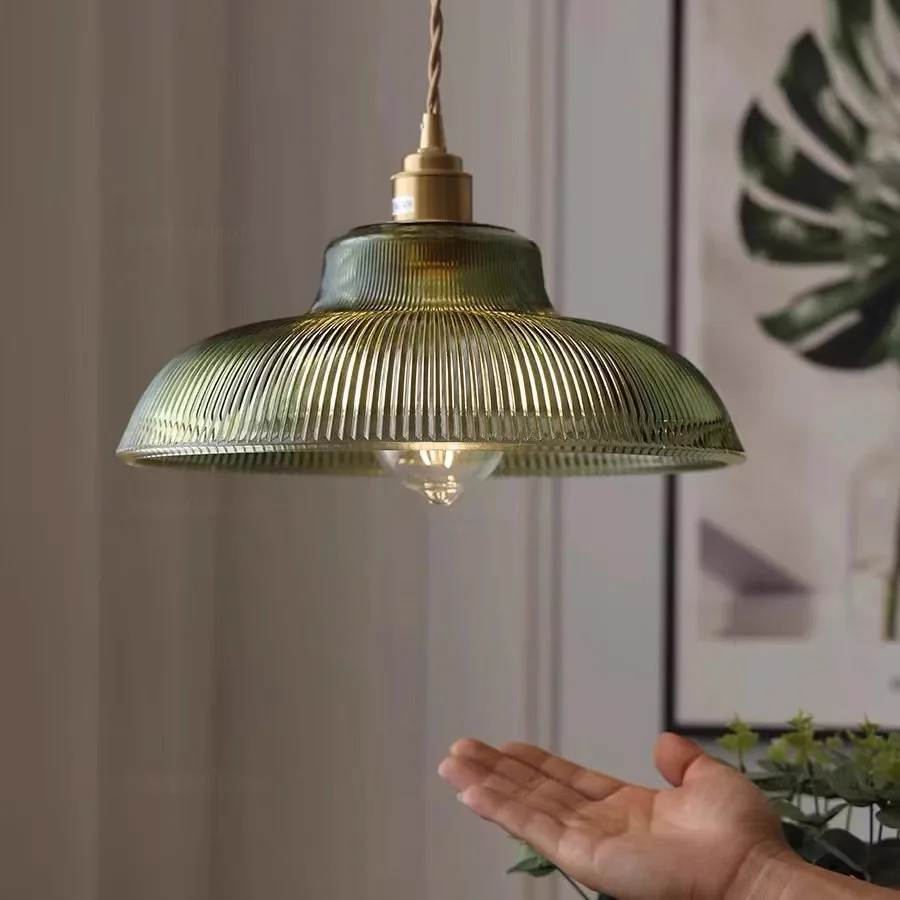 Nordic Glass Pendant Lights Retro Lighting Fixtures Home Lighting Bedroom Living Room Restaurant Bar Hanging Lamp