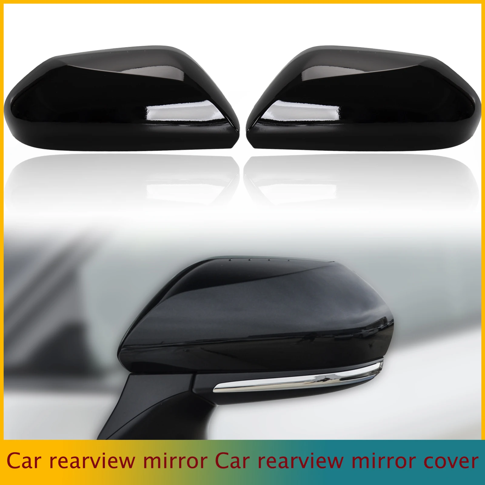 

Car Rearview Mirror Cover Cap Housing Fit For Toyota Camry 2018 2019 2021 2022 2023 2024 Protective Cover for Exterior Mirrors