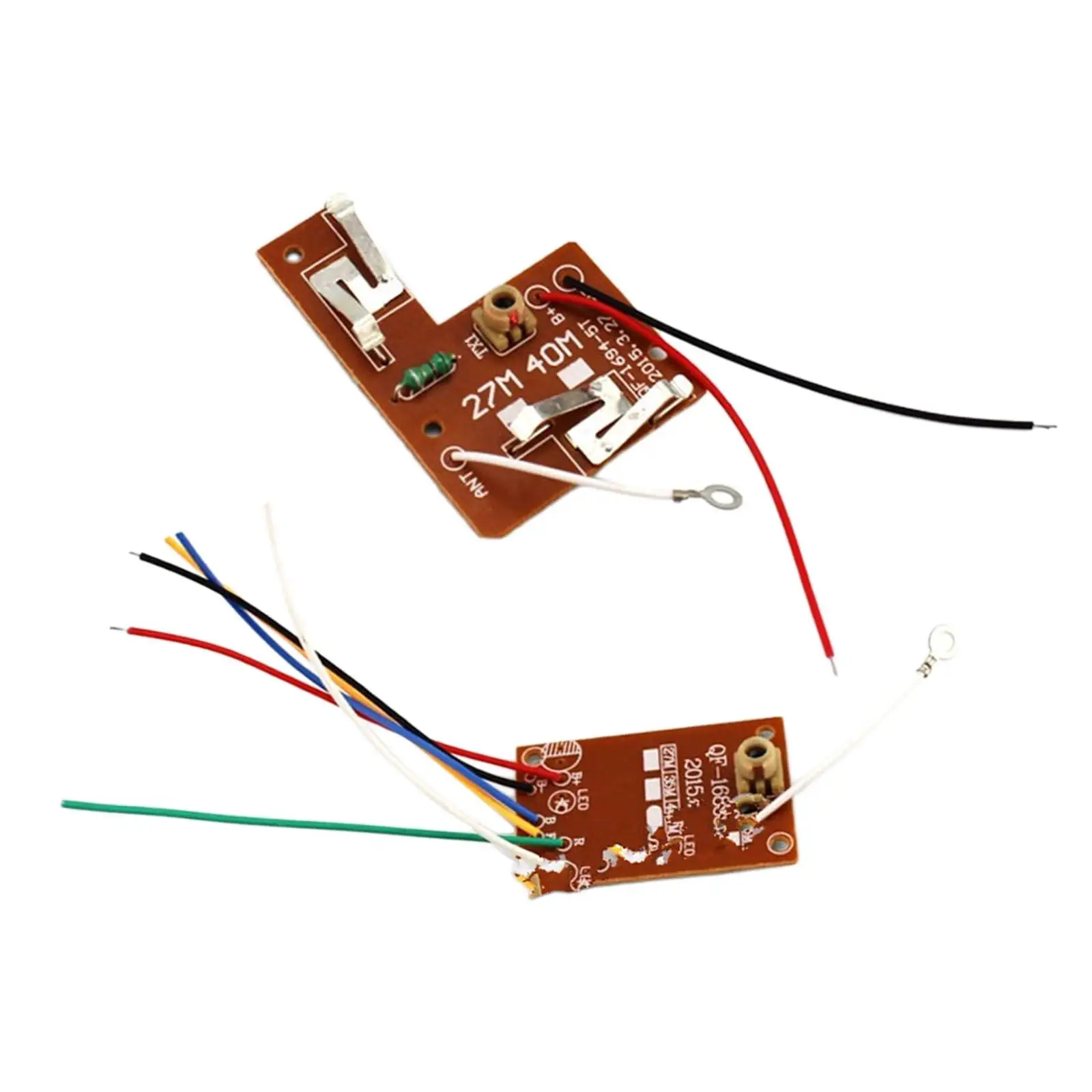 4CH 27MHZ 受信機送信機ボード アンテナ付き リモートコントロール PCB モジュール DIY RC カー トラック ボート モデル車両用