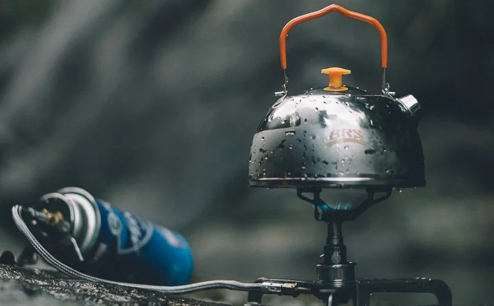 BRS Stove BRS 3000T Stufa Ultralight Backpacking Stufa portatile tascabile in titanio bruciatore a gas da campeggio solo 26 g con 1 O-Ring di riserva extra