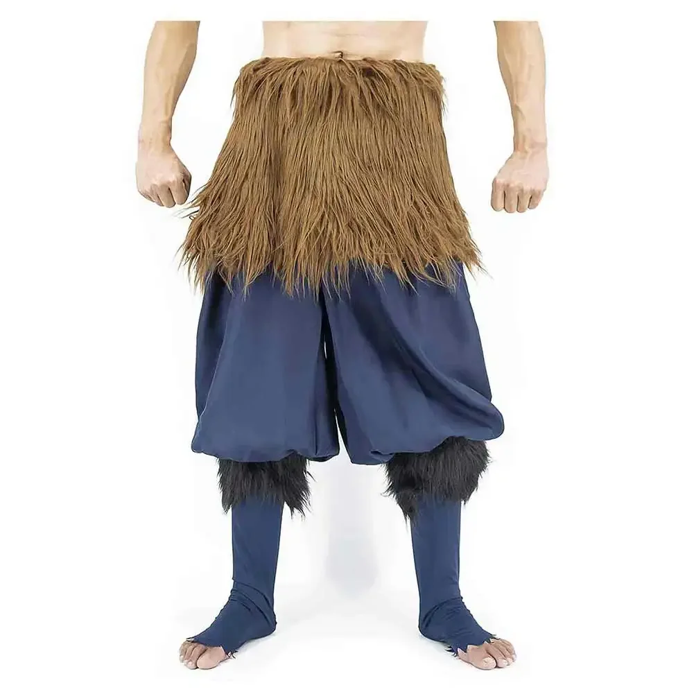 Disfraz de Cosplay Hashibira Inosuke para niños y adultos, tenue de fiesta de carnaval de Halloween