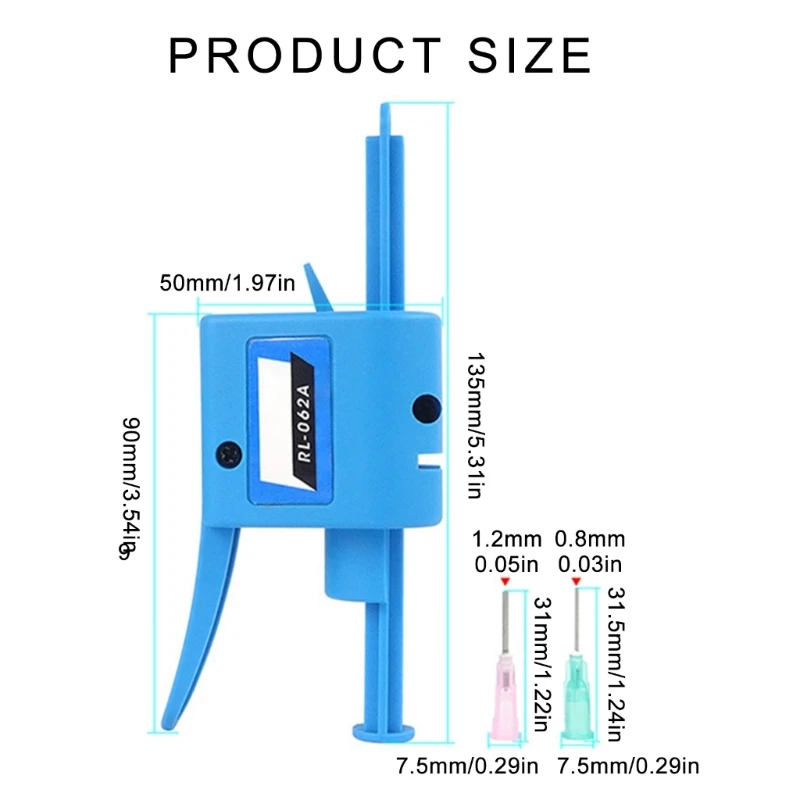 pistolas ergonómicamente pegada para aplicación adhesiva precisa en configuración múltiple alambre salto