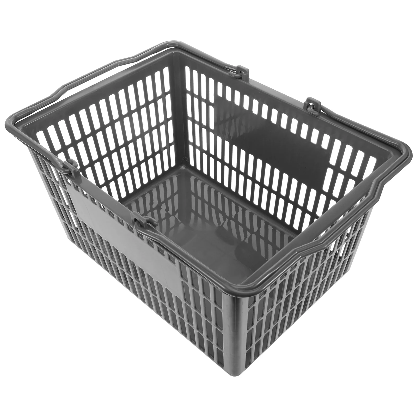 

Thickened Desktop Basket Grocery Storage Container Plastic Handheld Organizer For Supermarkets Snack Shops