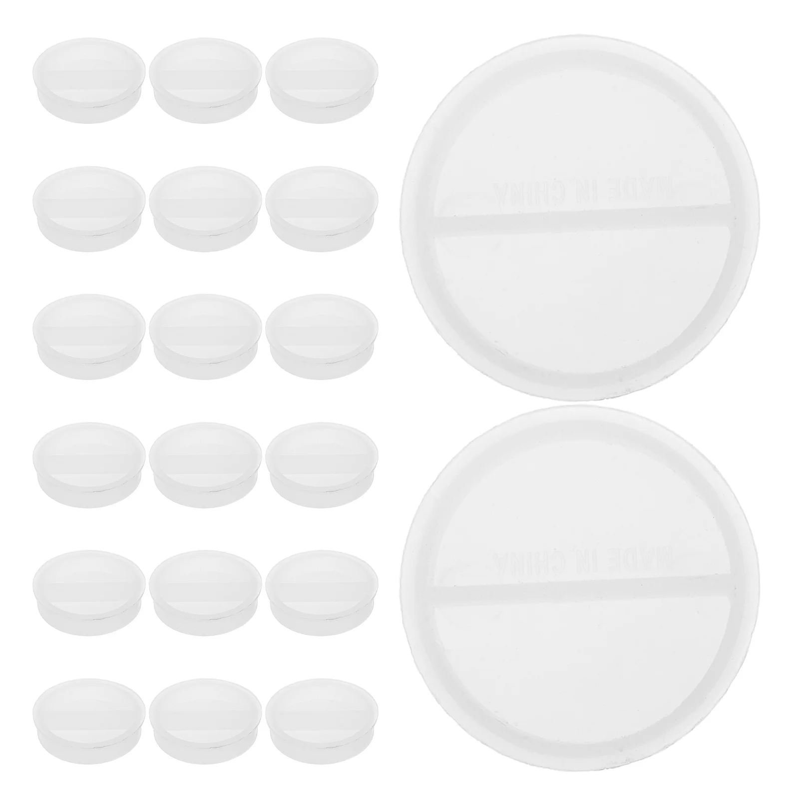 20 Stuks Spaarpot Bodem Plug Vervanging Ronde Stopper Besparing Box Gat Cover Lock Sluiting Spaarpot Stopper