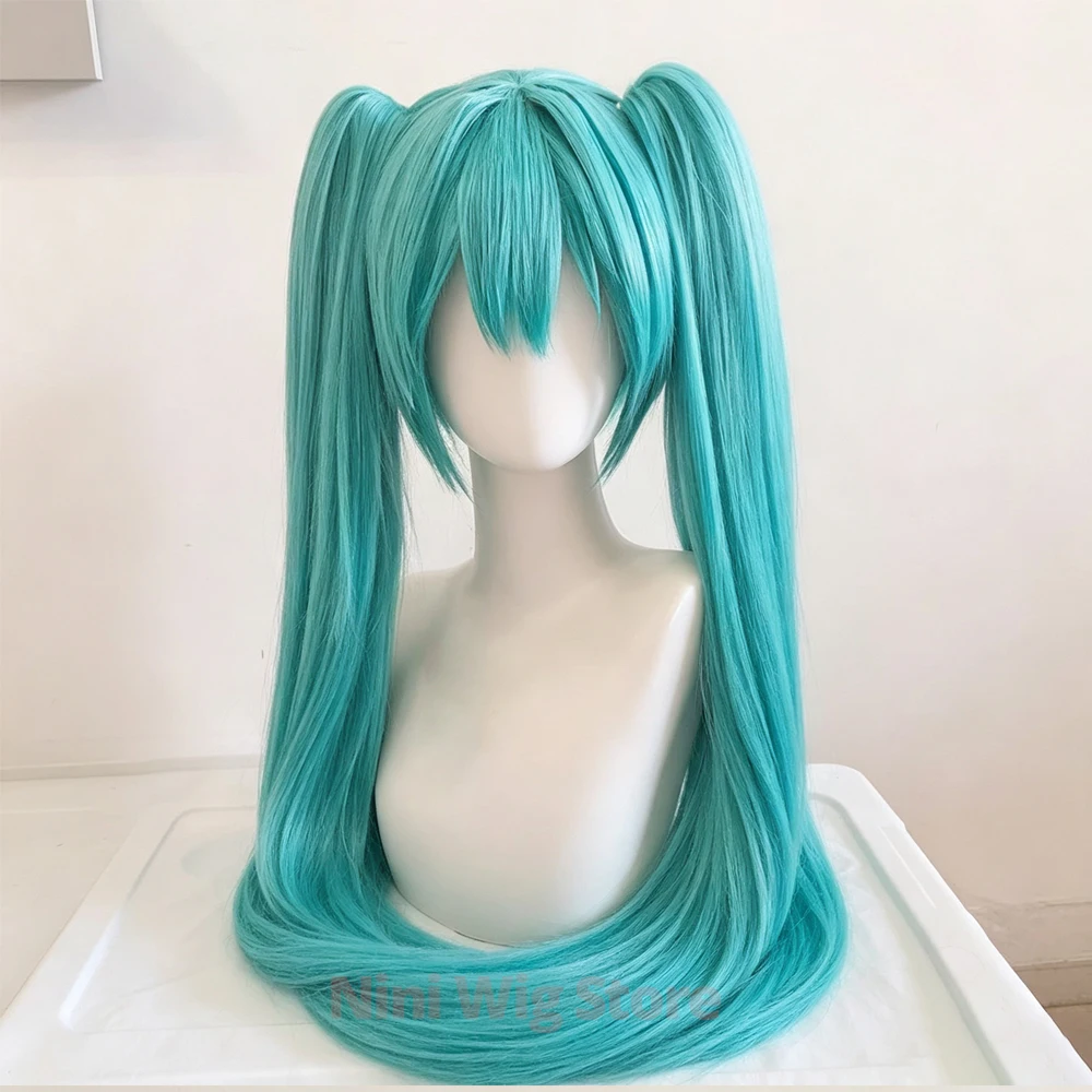 Anime Cosplay Wig Long Straight Cosplay Wig Realistic Claw Clip Ponytail Extension For Lolita Party Halloween Heat Resistant