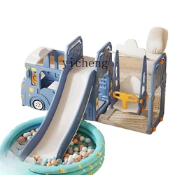 ZC Slide Children's Indoor Home Kindergarten Outdoor Small Baby Slide Swing Toys