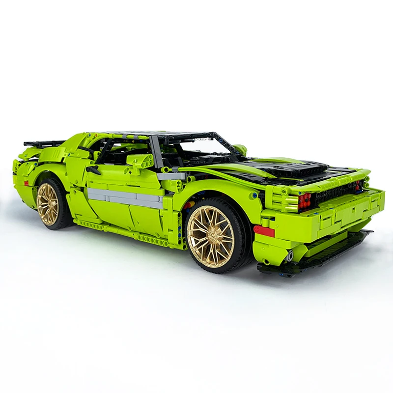 MOC-152910 Tecnico Verde Super Sport Modello di Auto Building Blocks Mattoni Fai Da Te Assembel Puzzle Giocattolo Regali Di Compleanno