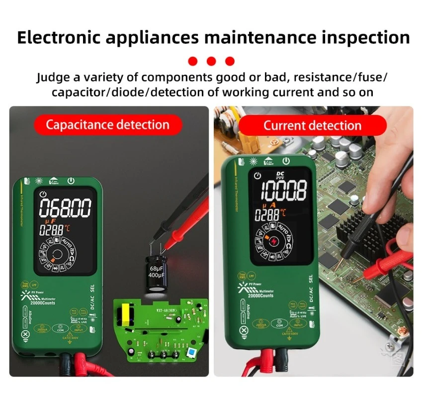 V30 rechargeable high-voltage photovoltaic multimeter for large-screen repair, smart burn-resistant mining universal meter