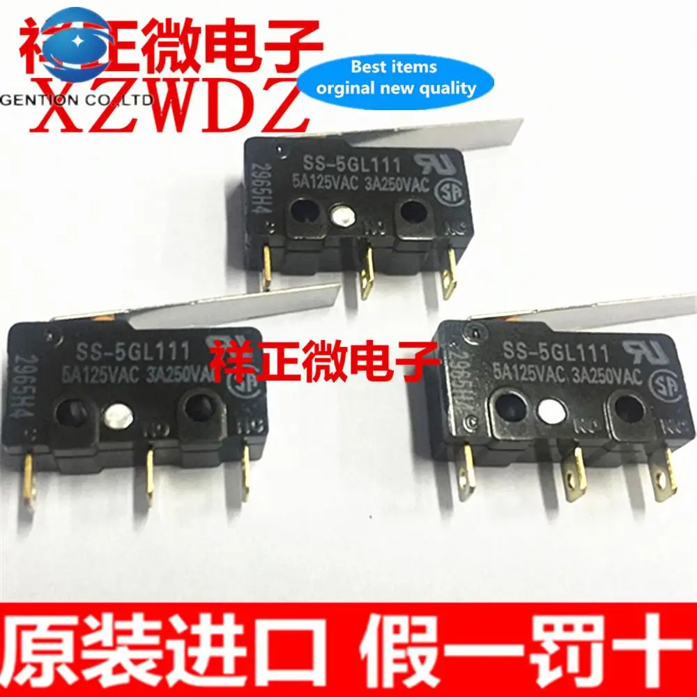 

10pcs orginal new SS-5GL111 Micro switch long handle button switch