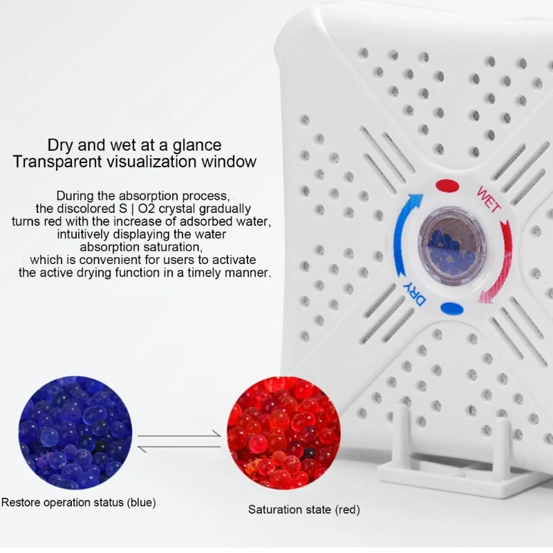 Piccoli deumidificatori deumidificatore assorbente dell'umidità essiccatore d'aria domestico in silice piccoli deumidificatori d'aria per l'ufficio del bagno
