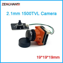 New 1/3 CMOS 1500TVL Mini FPV Camera 2.1mm Lens Power 5V-30V PAL/NTSC With OSD Internal adjustable For 5.8G RC Racing Drone