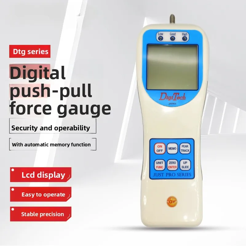 JapónDIGITECHDigital Tech DTGSerie Digital Digital Estándar Medidor de Fuerza de Empuje-Tirador DTG-50