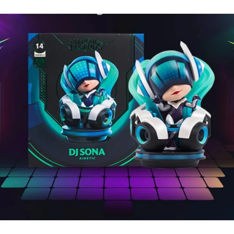 

Original LOL League of Legends DJ Sona Buvelle Maven of The Strings Game Anime Figures Collectible Ornaments Model Toys Gift