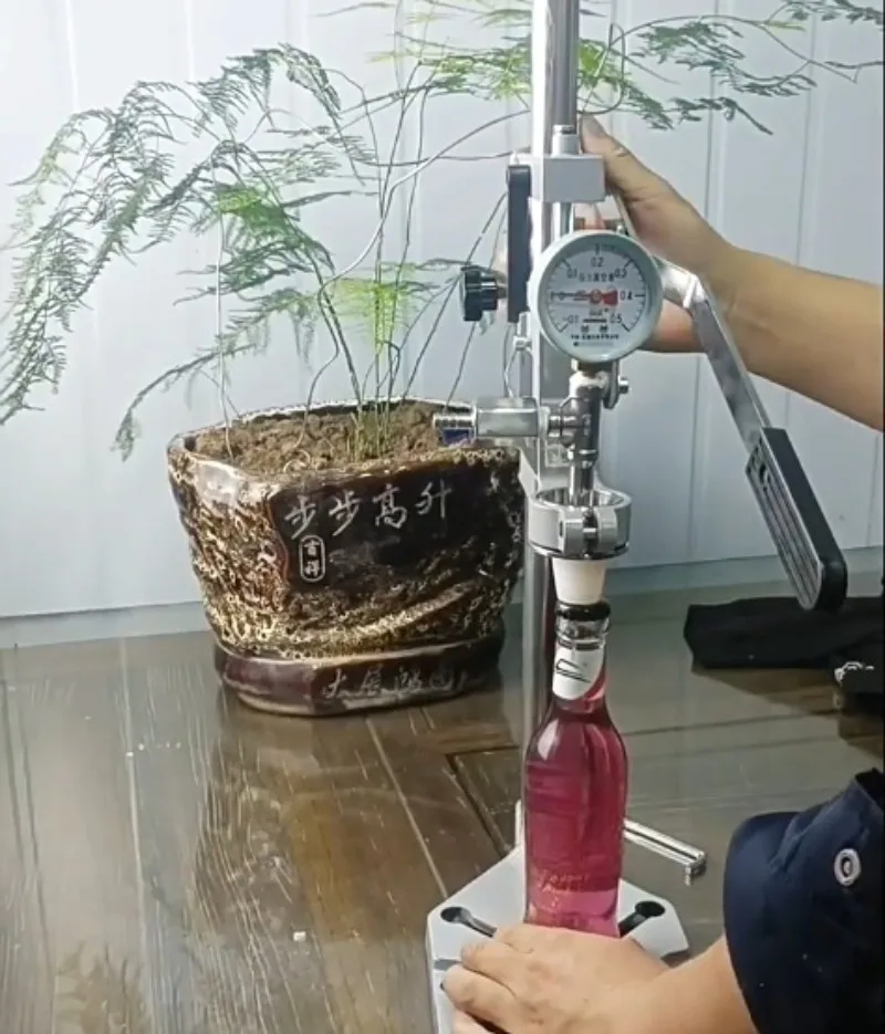 Portable Bottle Carbon Dioxide Pressure Tester CO2 Content Detector