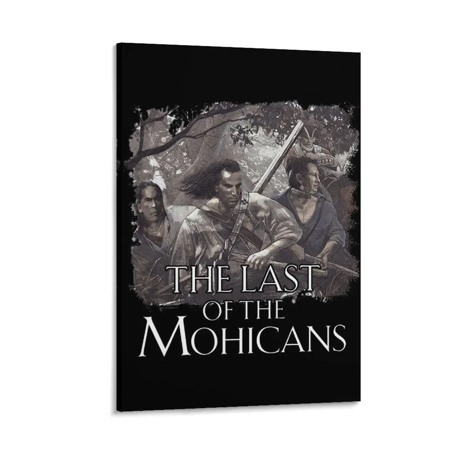 

The Last Of The Mohicans Vintage Canvas Painting Paintings Wall paintings home decors accessories decorative wall canvases