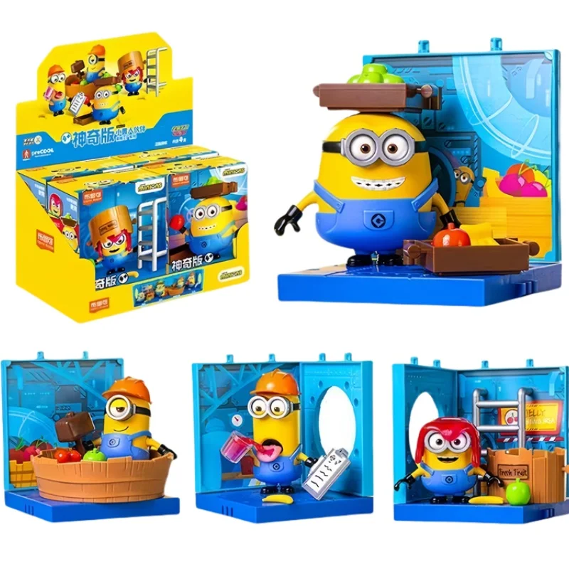 

Блоки BLOKEES Minions Jam Factory Otto Bob Kevin Stuart Partner Magic Edition Фигурка Сборка Строительные блоки Модель игрушки