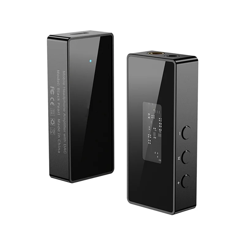 

-MEOF HIFI Digital Audio Converter Decoder 384Khz DAC Dual Chip Amplifier 3.5Mm+4.4Mm Headphone Adapter Mobile Phone Audio