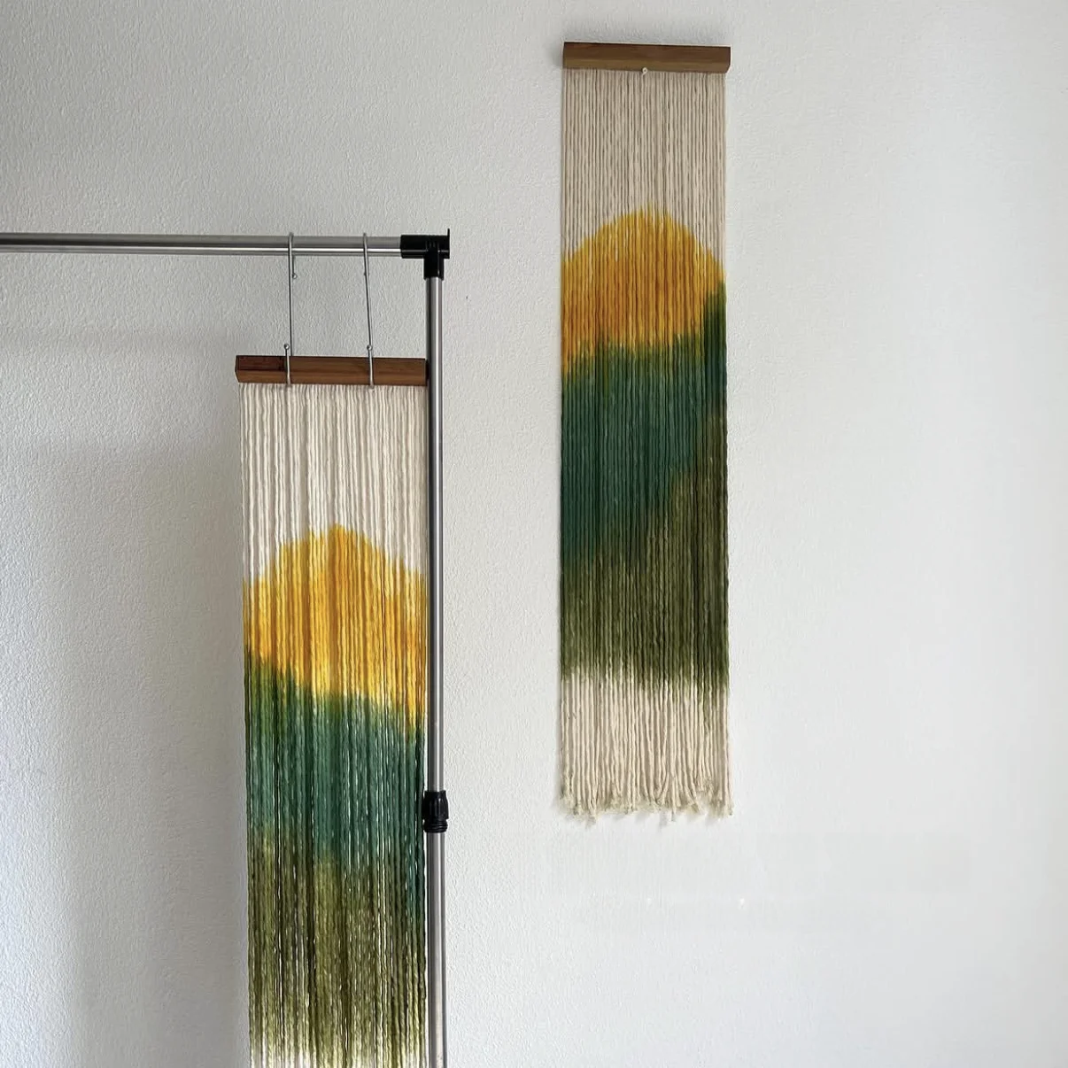 Modern Simple Home Decorative Painting Tassel Hanging Tapestry Living Room Background Wall  Meter Box Blocking Gradie...