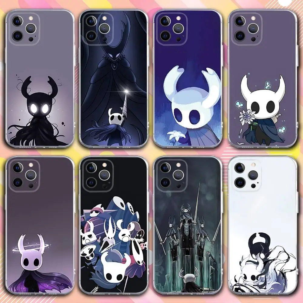 

H-Hollow Game K-Knight Phone Case For iPhone 17,16,15,14,13,12,11 Pro,Max,Plus,X,XS,XR,SE4,E Mini Transparent Soft Cover