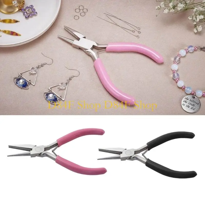 D84F Convenient Jewelry Wire Wrapping Pliers Metal Beading Plier DIY Crafts Supplies