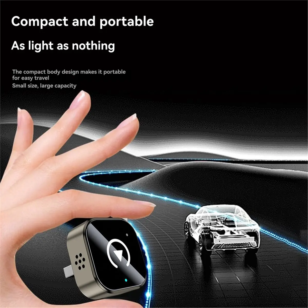 Y397A~!#2IN1 Wireless CarPlay Android Auto Adapter BT+WIFI USB Dongle Plug Play Mini Smart Box Convert Wired Carplay to Wireless