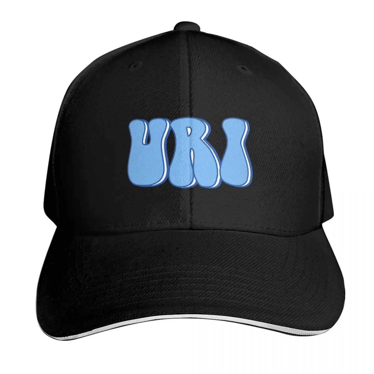 uri - tall groovy font Baseball Cap Outdoor Golf Running Hiking Summer Beach Travel Streetwear Hip Hop Trendy