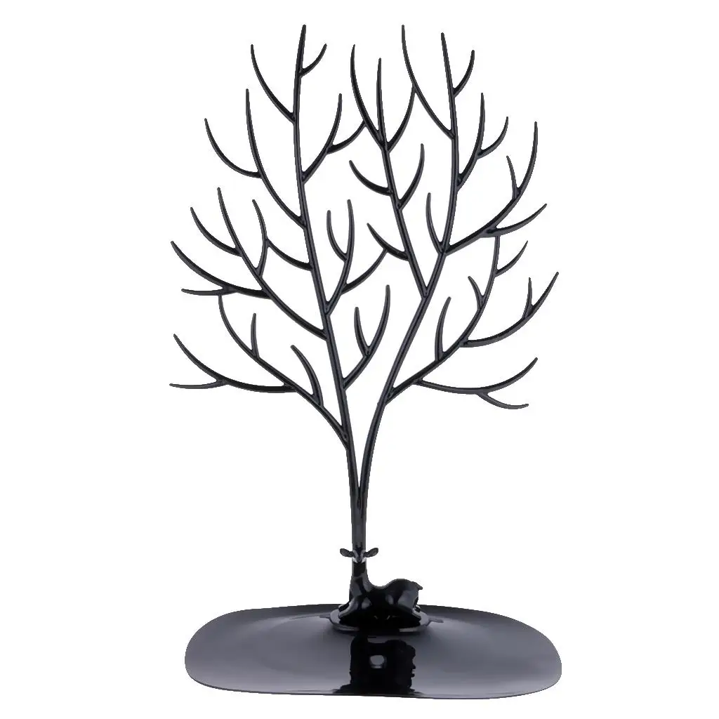 

Deer Antler Tree Design Bracelet Necklace Earring Hook Holder Stand Fashion Jewelry Display 3 Colors White Black Pink Available