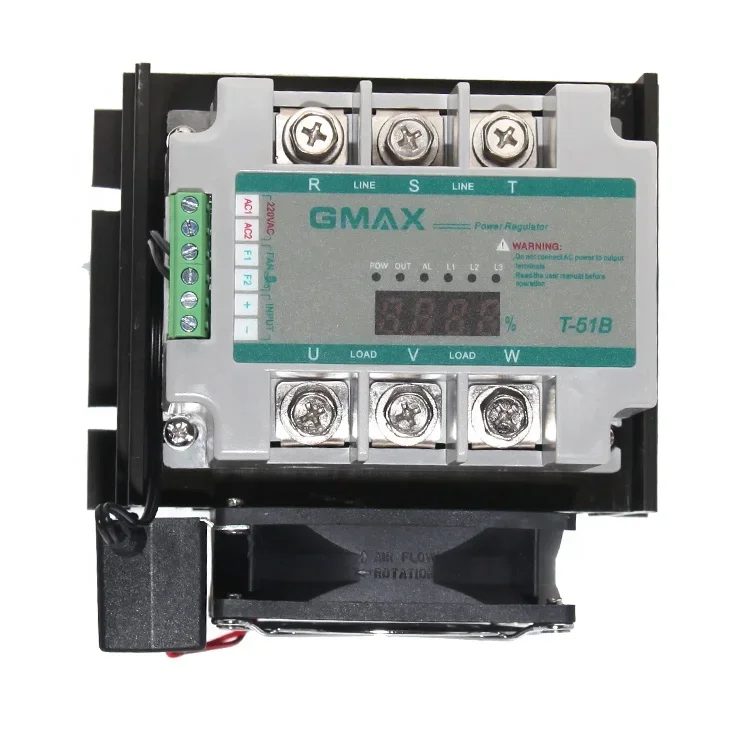 Gmax T51-B 40Amp 60 AMP регулятор мощности SCR Maxwell Gmax T6/T7 Интеллектуальный 0-10 в 4-20 мА входной scr регулятор мощности