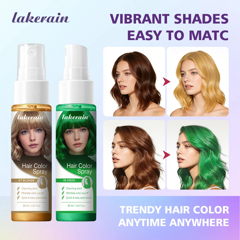 Temporary Hair Color Spray One-Time Hair Dyeing Instant Hair Salon Multi Color Hair Dye Makeup Chalk Washable DIY Party Styling
