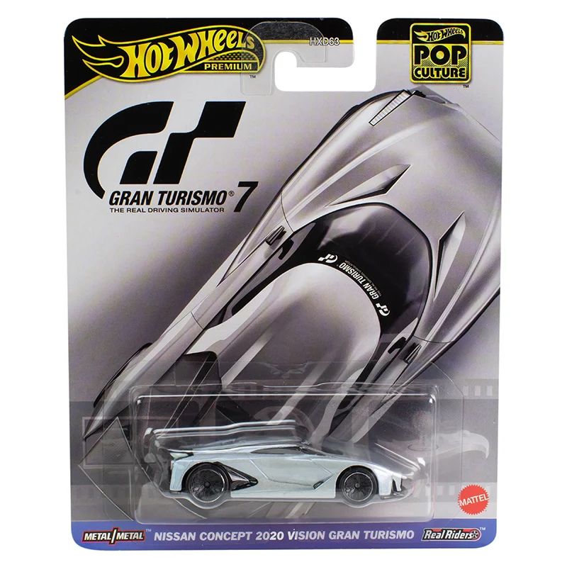 

Оригинальный автомобиль Hot Wheels Premium Pop Culture Nissan Concept 2020 Vision Gran Туризм 1/64 фотомодель металлический подарок