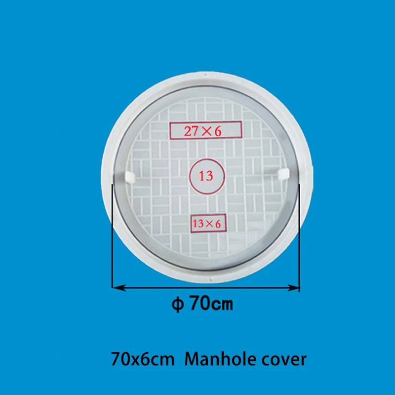 

Circular manhole cover, rainwater and sewage cement mold, steel fiber concrete, power manhole cover inspection cover plate