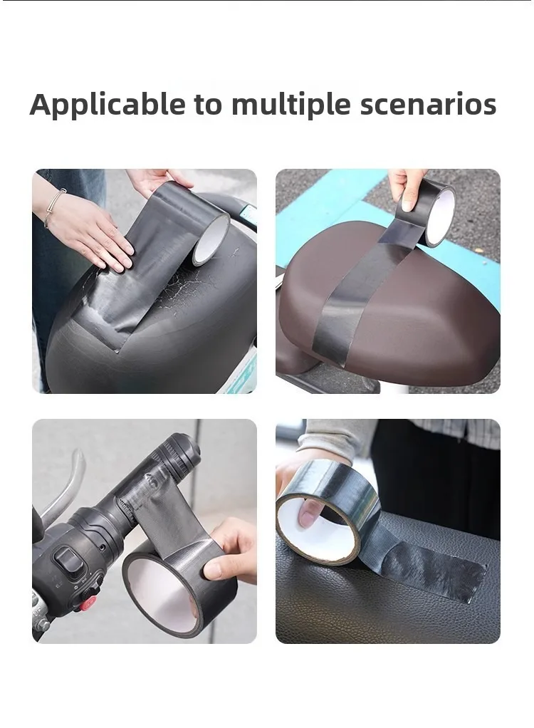 Schwarzes Reparaturband, Hochhaftendes Elektrisches Autositzauskleidungsband, Lederstuhl, Sofa-Reparaturband, Lochreparaturband – Detail 11