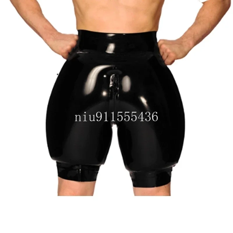 Sexy Latex Inflatable Underwear Boxer Rubber Handmade Men Boxer Shorts Briefs