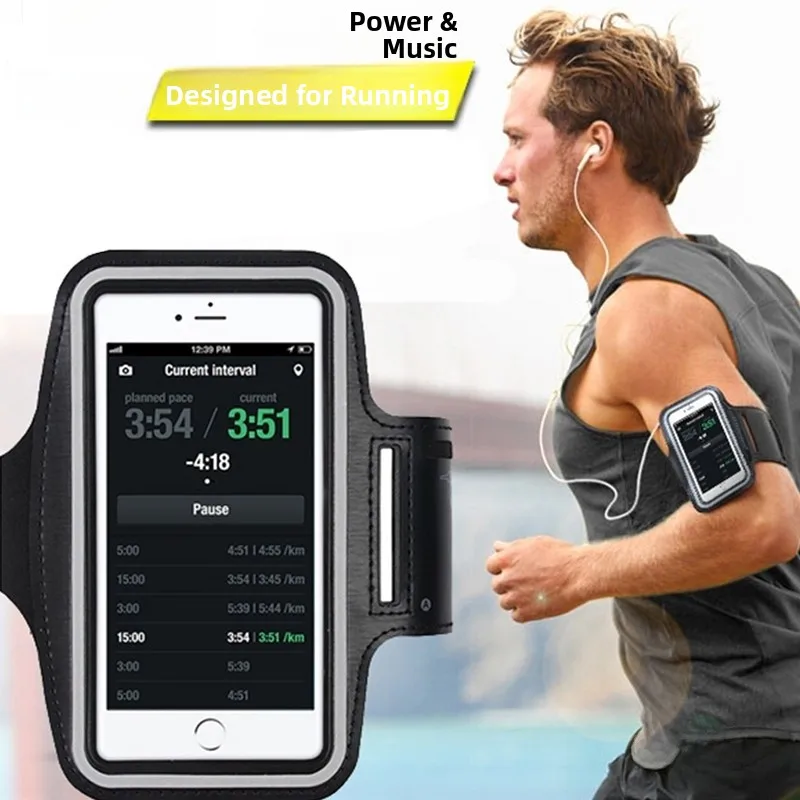 

Спортивная сумка-повязка на руку для бега, для телефона, 65 дюймов, для занятий спортом на открытом воздухе, фитнес-аксессуар