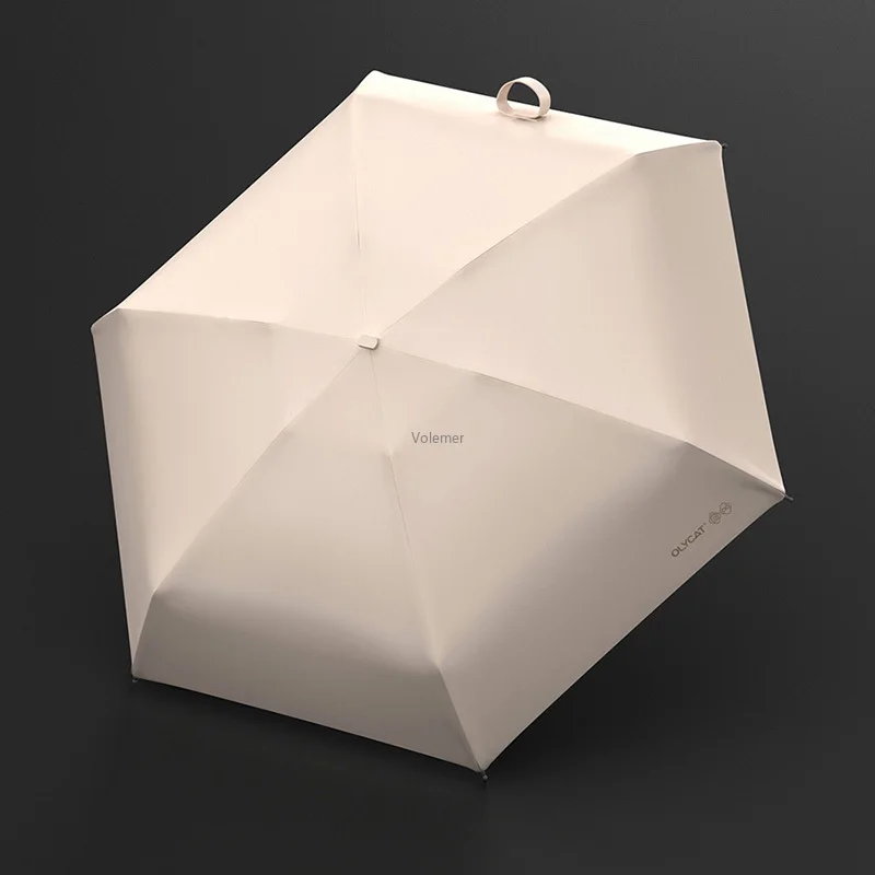 Youpin Olycat luksusowe Mini płaski Parasol deszcz kobiety przenośne jasne parasole ochrona przed słońcem UV Parasol dziewczyny Parasol odporny na wiatr