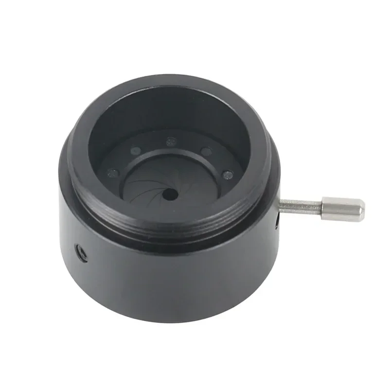 CS To C Mount 1-12mm Aperture Adjustable Diaphragm 25mm Thread Mounting Iris For Coaxial Optical Lens