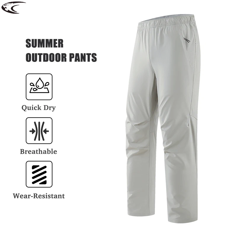 

LNGXO Men's Women's Hiking Pants Summer Quick Dry Waterproof Sports Pants Unisex Climbing Trekking Mountaineering Trousers