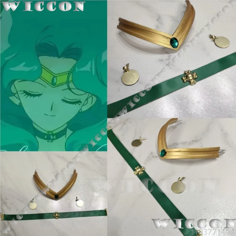 

Michelle Kaioh Anime Kaiou Michiru Cosplay Sailor Girl Headwear Ears Choker Cute Kawaii Gifts Woman Halloween Canaval Christmas