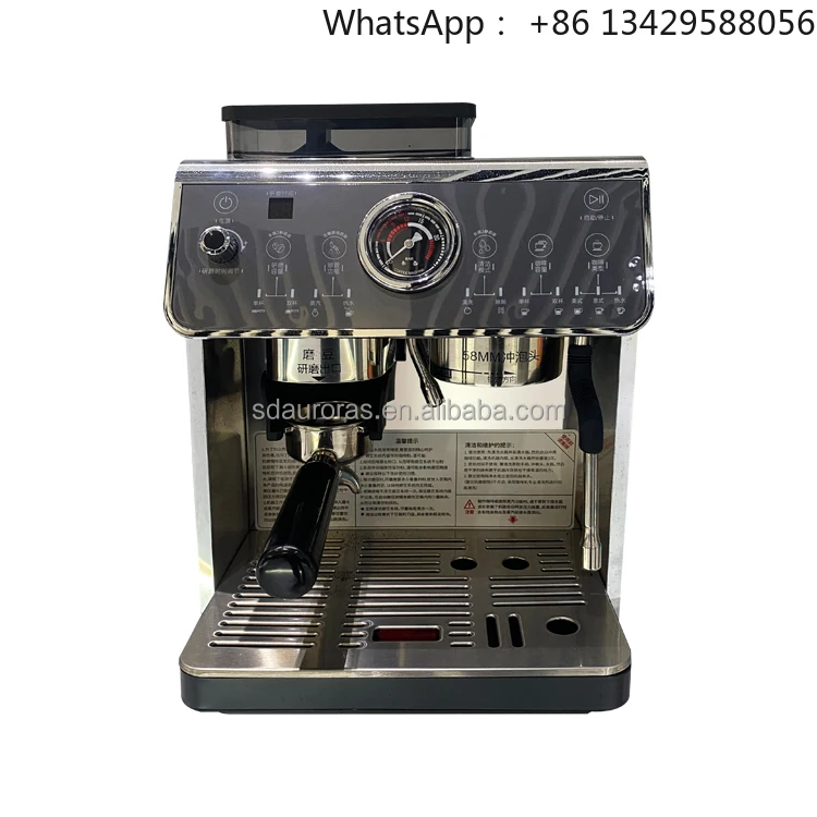 

Basic Push-button Tabletop Coffee Machine, Smart Grinder and Mixer With New Coffee-making